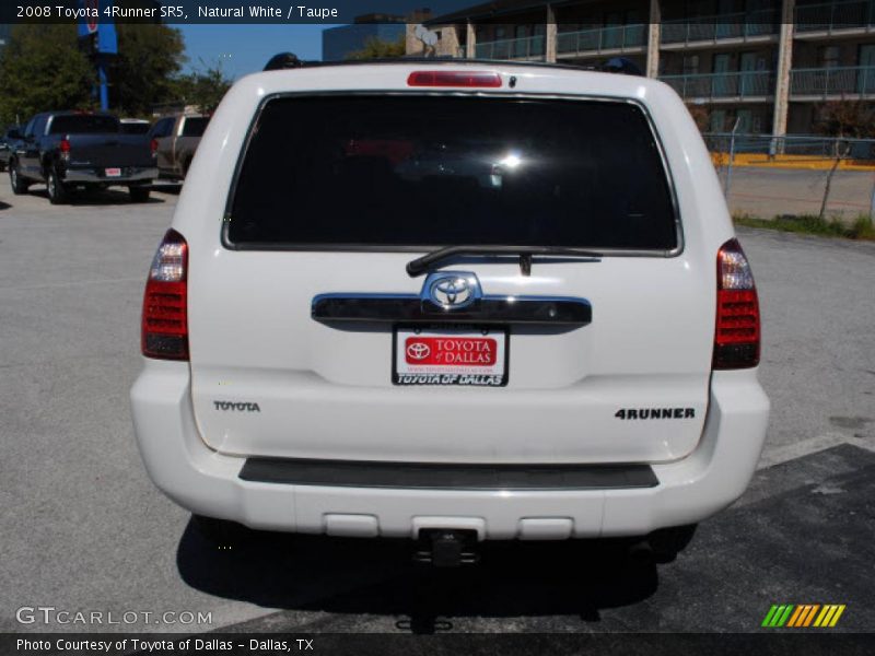 Natural White / Taupe 2008 Toyota 4Runner SR5