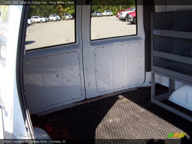 Ivory White / Blue 2002 GMC Safari SL Cargo Van