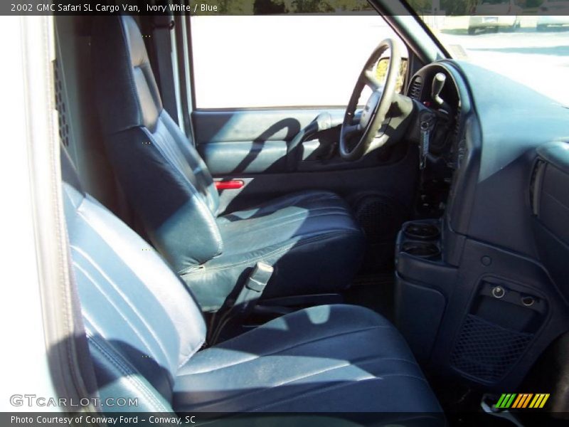 Ivory White / Blue 2002 GMC Safari SL Cargo Van