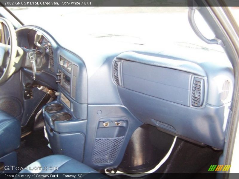 Ivory White / Blue 2002 GMC Safari SL Cargo Van