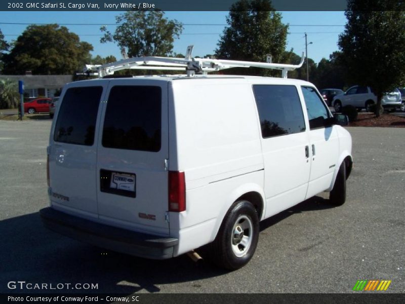 Ivory White / Blue 2002 GMC Safari SL Cargo Van