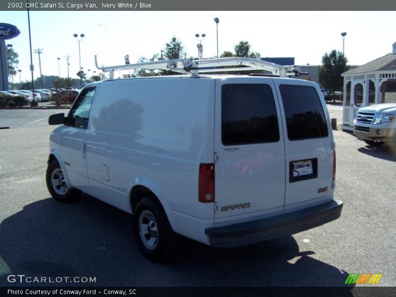 Ivory White / Blue 2002 GMC Safari SL Cargo Van