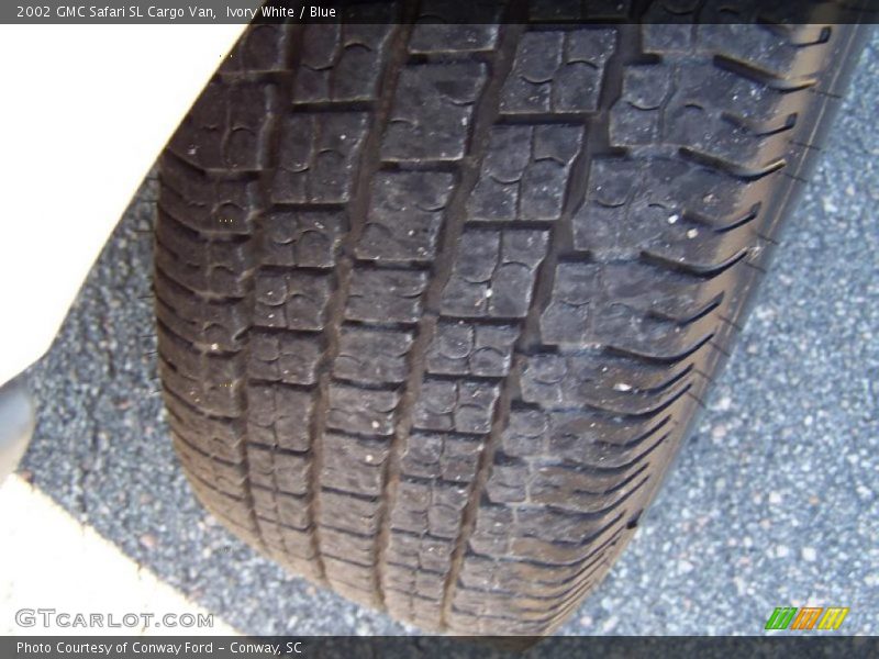 Ivory White / Blue 2002 GMC Safari SL Cargo Van