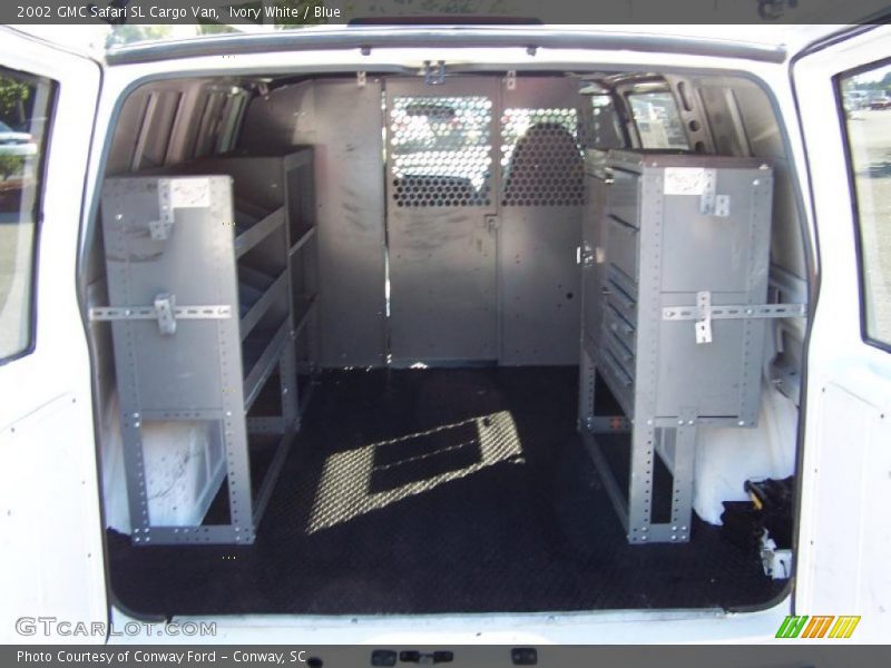 Ivory White / Blue 2002 GMC Safari SL Cargo Van