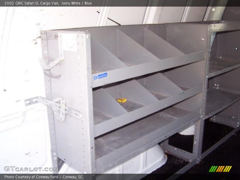 Ivory White / Blue 2002 GMC Safari SL Cargo Van