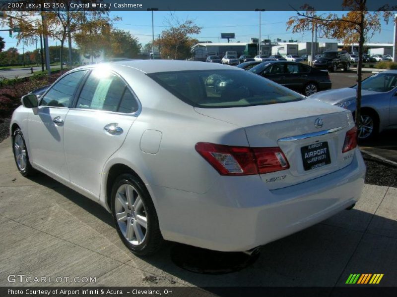 Crystal White / Cashmere 2007 Lexus ES 350