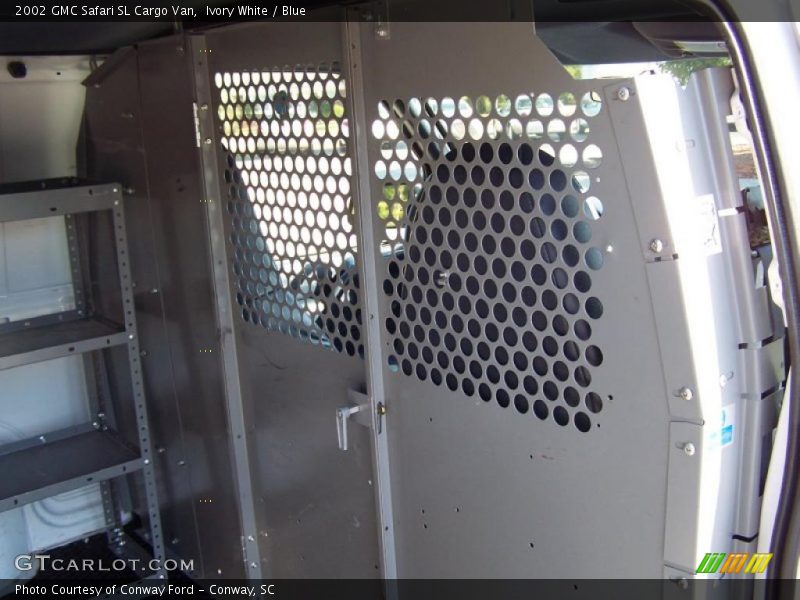 Ivory White / Blue 2002 GMC Safari SL Cargo Van