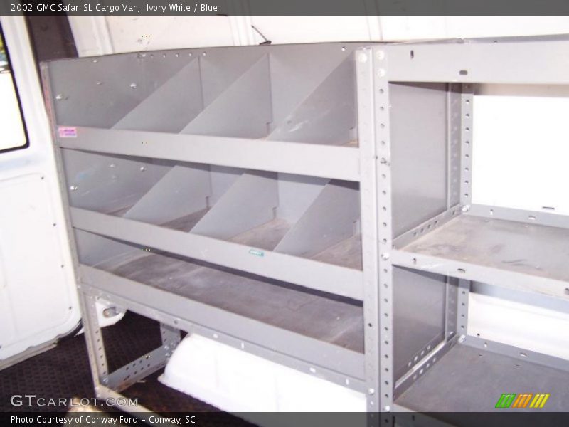 Ivory White / Blue 2002 GMC Safari SL Cargo Van