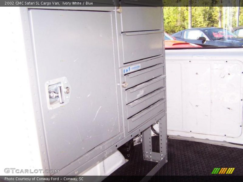 Ivory White / Blue 2002 GMC Safari SL Cargo Van