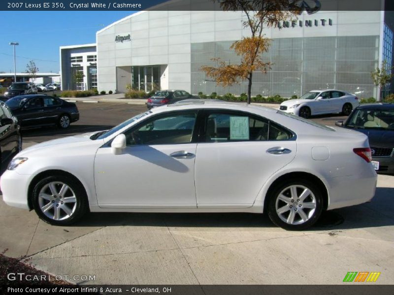 Crystal White / Cashmere 2007 Lexus ES 350