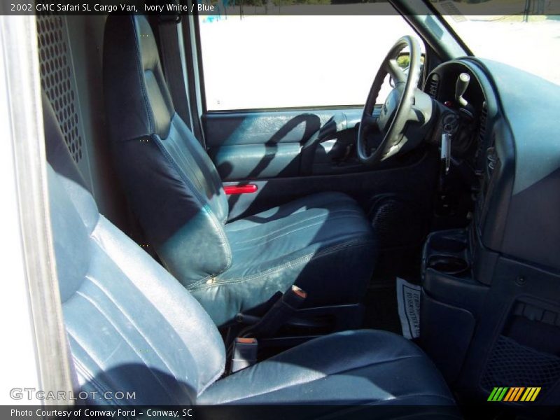 Ivory White / Blue 2002 GMC Safari SL Cargo Van