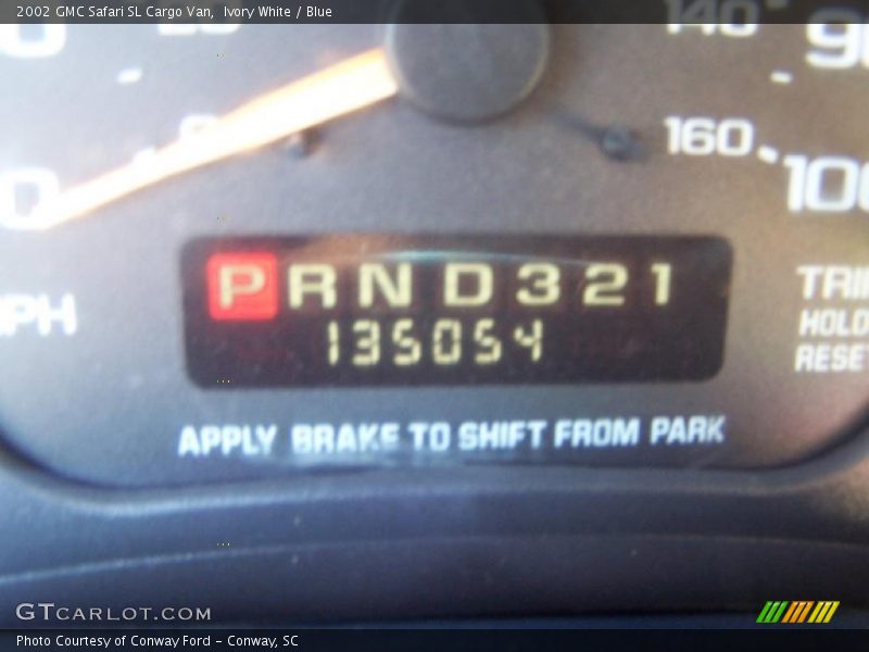 Ivory White / Blue 2002 GMC Safari SL Cargo Van
