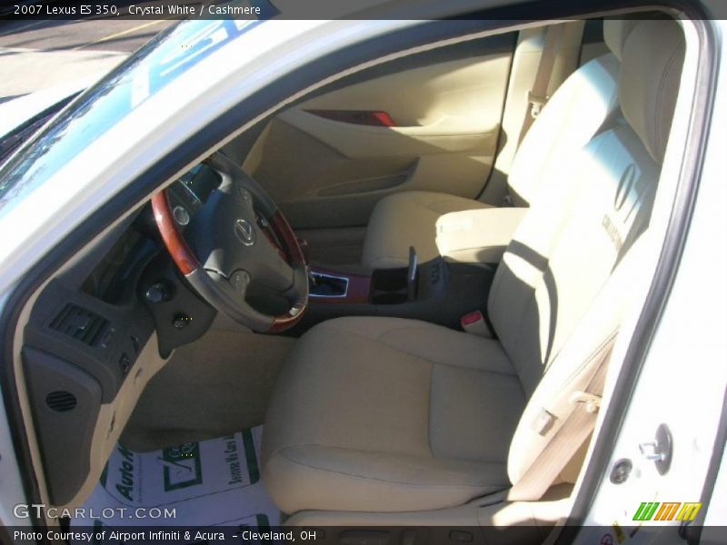Crystal White / Cashmere 2007 Lexus ES 350