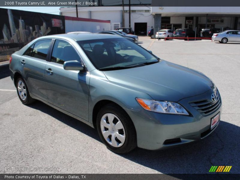 Aloe Green Metallic / Bisque 2008 Toyota Camry LE