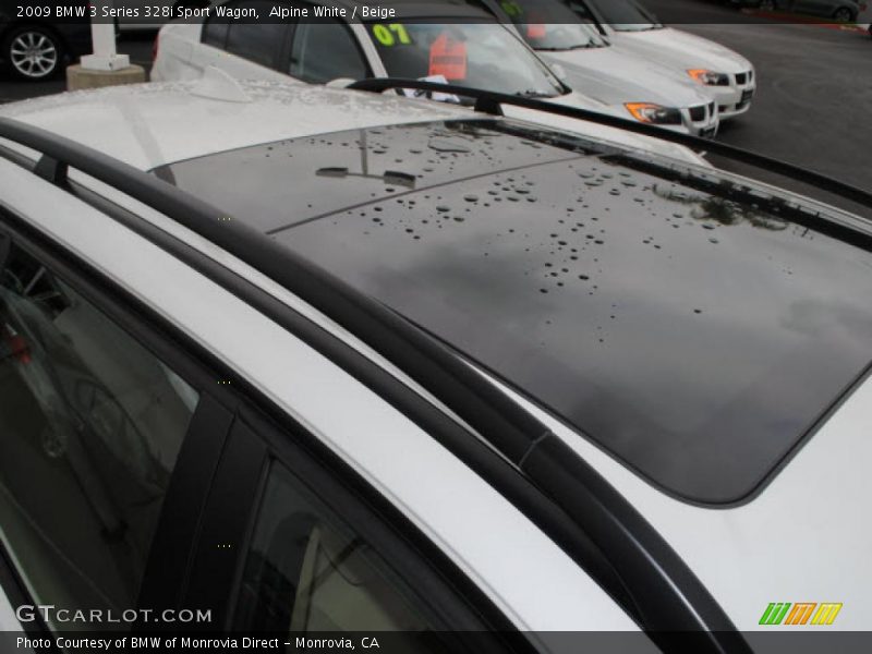 Alpine White / Beige 2009 BMW 3 Series 328i Sport Wagon