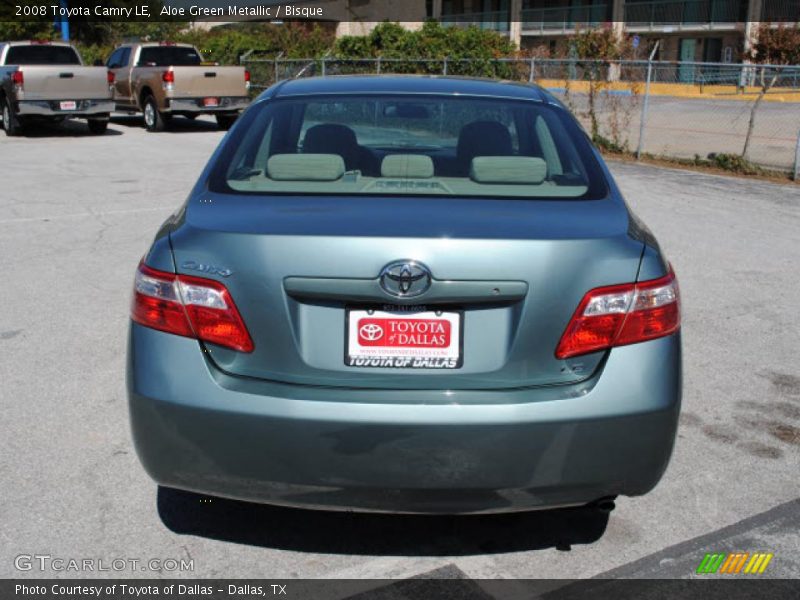 Aloe Green Metallic / Bisque 2008 Toyota Camry LE