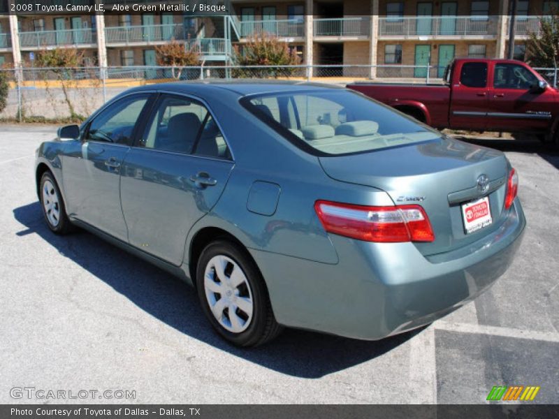 Aloe Green Metallic / Bisque 2008 Toyota Camry LE
