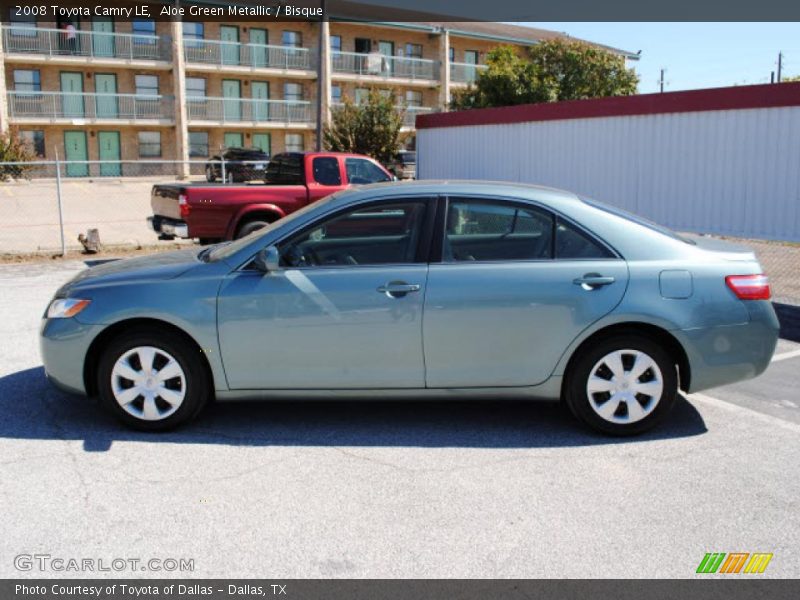 Aloe Green Metallic / Bisque 2008 Toyota Camry LE