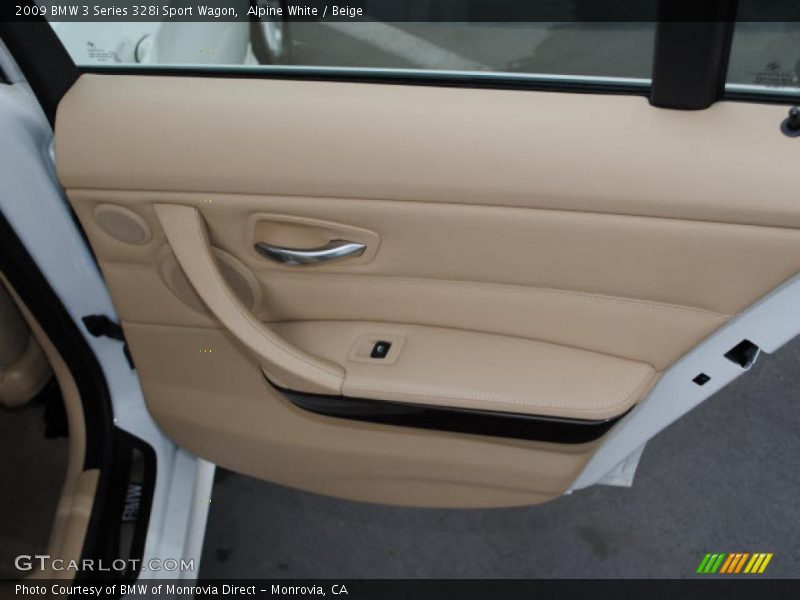  2009 3 Series 328i Sport Wagon Beige Interior