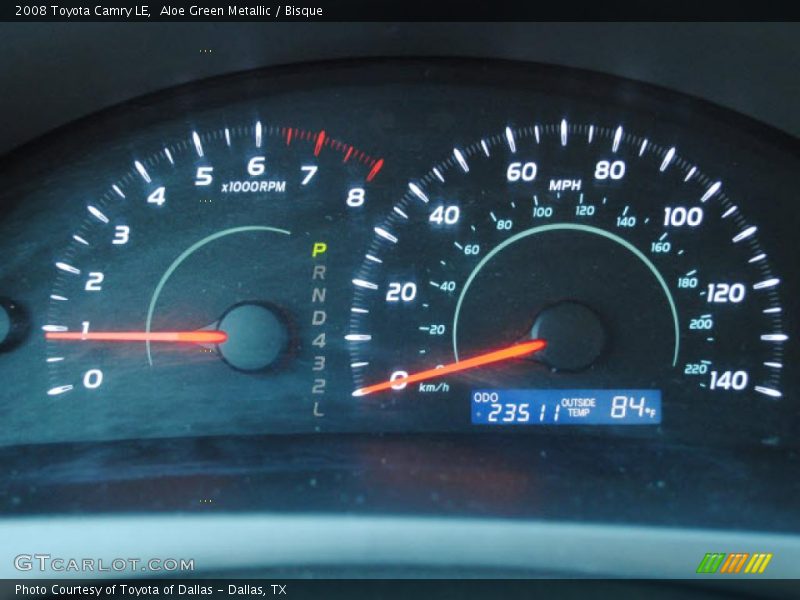 Aloe Green Metallic / Bisque 2008 Toyota Camry LE