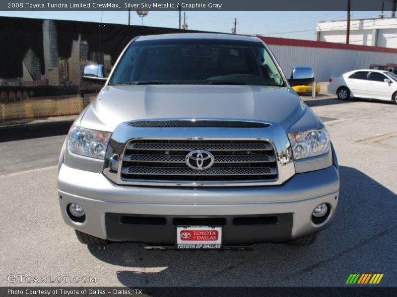 Silver Sky Metallic / Graphite Gray 2008 Toyota Tundra Limited CrewMax