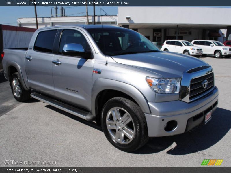 Front 3/4 View of 2008 Tundra Limited CrewMax