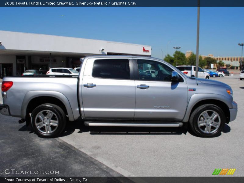 Silver Sky Metallic / Graphite Gray 2008 Toyota Tundra Limited CrewMax