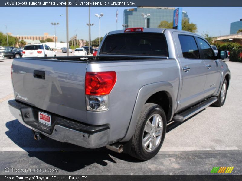 Silver Sky Metallic / Graphite Gray 2008 Toyota Tundra Limited CrewMax