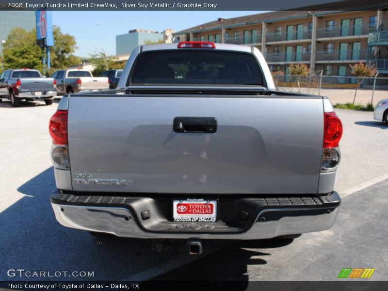 Silver Sky Metallic / Graphite Gray 2008 Toyota Tundra Limited CrewMax