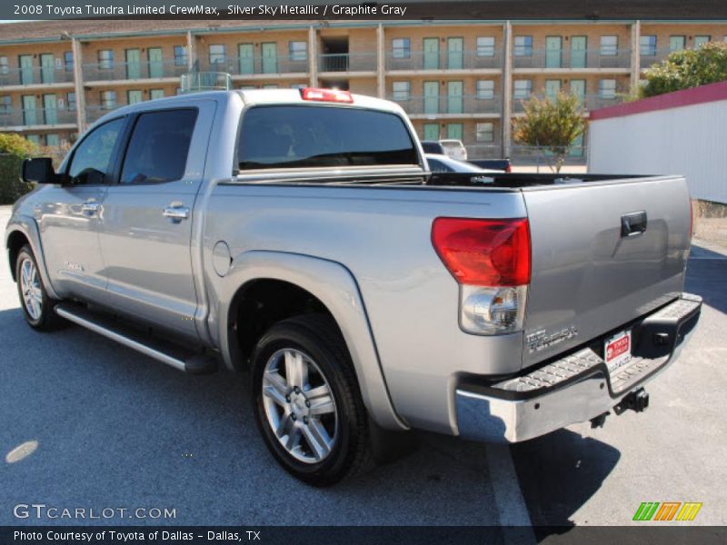 Silver Sky Metallic / Graphite Gray 2008 Toyota Tundra Limited CrewMax