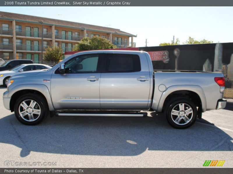 Silver Sky Metallic / Graphite Gray 2008 Toyota Tundra Limited CrewMax