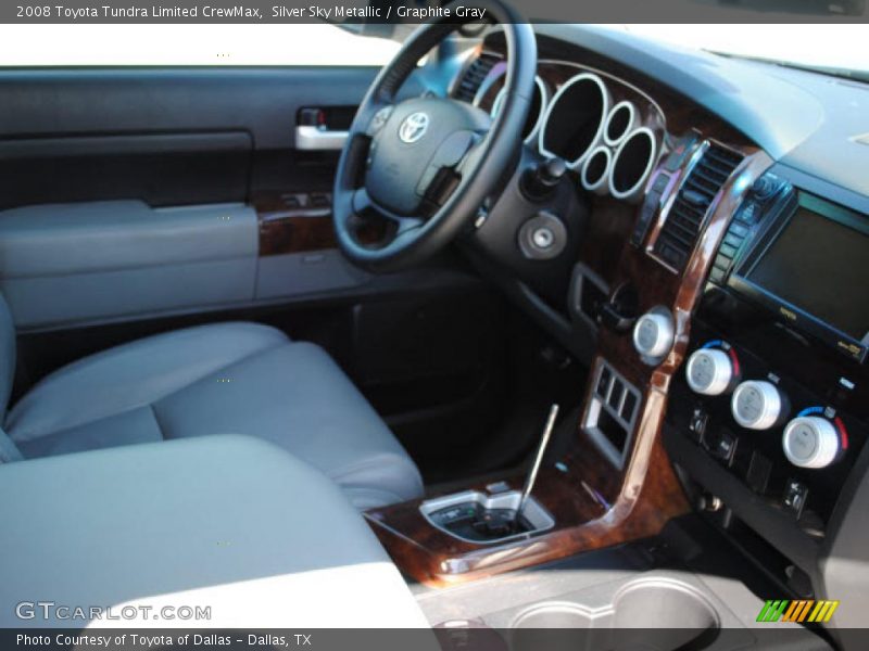 Silver Sky Metallic / Graphite Gray 2008 Toyota Tundra Limited CrewMax