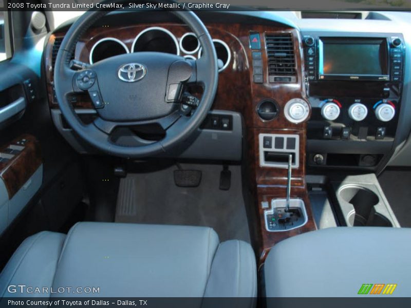 Dashboard of 2008 Tundra Limited CrewMax