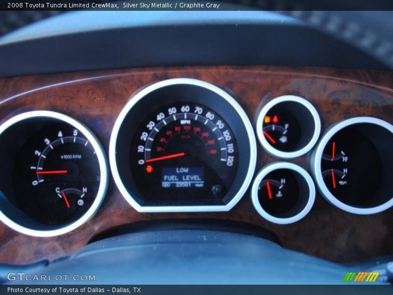  2008 Tundra Limited CrewMax Limited CrewMax Gauges