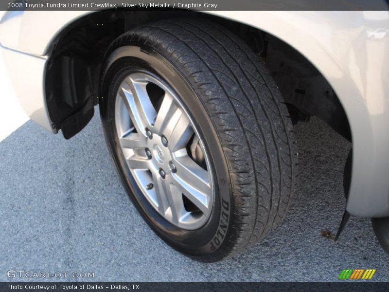 Silver Sky Metallic / Graphite Gray 2008 Toyota Tundra Limited CrewMax