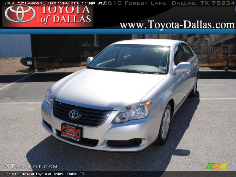 Classic Silver Metallic / Light Gray 2009 Toyota Avalon XL