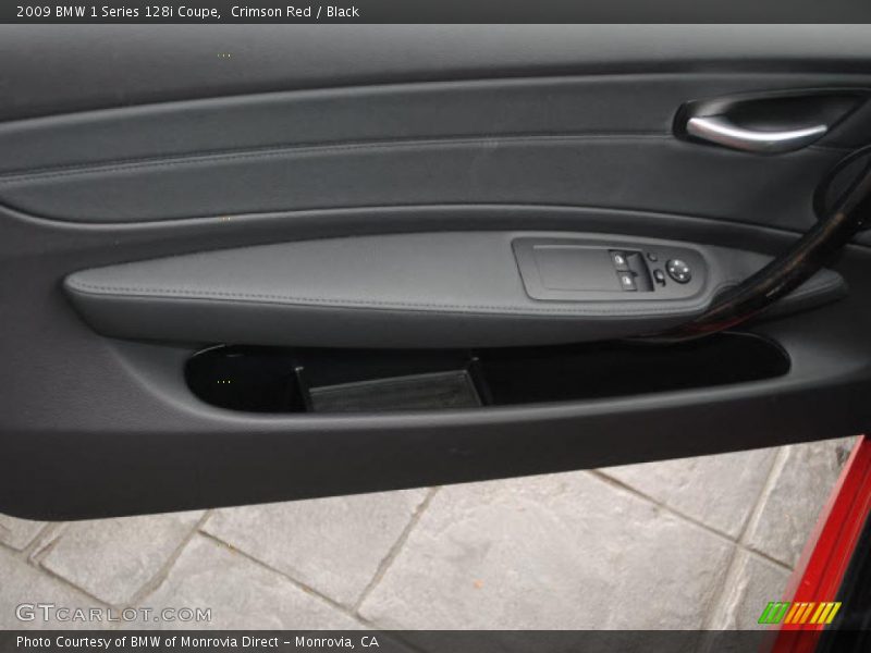Crimson Red / Black 2009 BMW 1 Series 128i Coupe