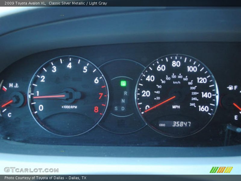 Classic Silver Metallic / Light Gray 2009 Toyota Avalon XL
