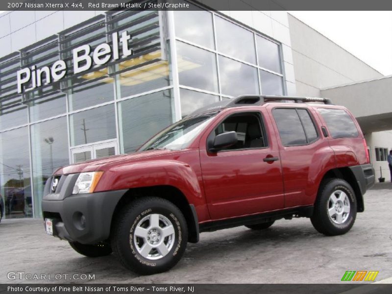 Red Brawn Metallic / Steel/Graphite 2007 Nissan Xterra X 4x4