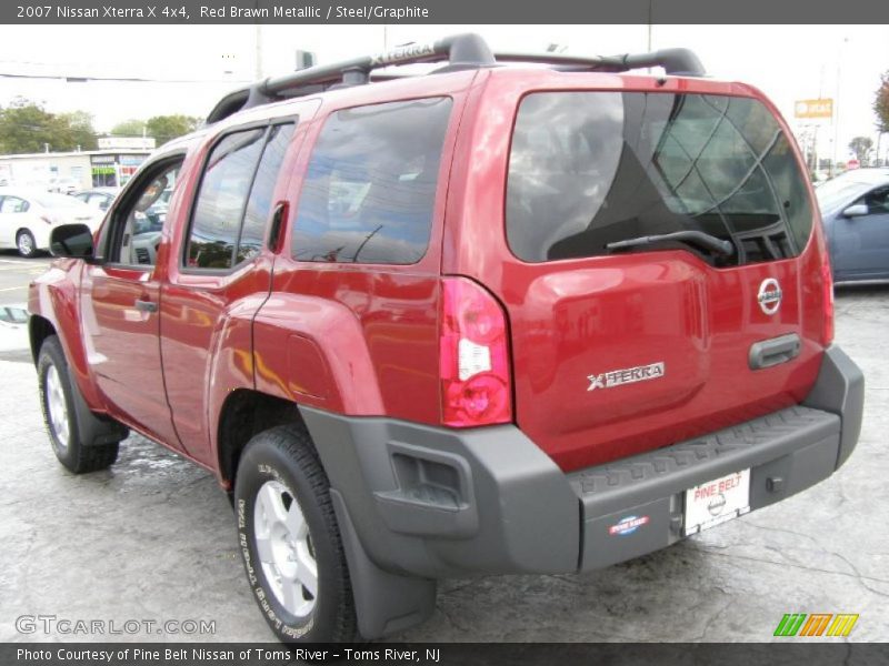 Red Brawn Metallic / Steel/Graphite 2007 Nissan Xterra X 4x4
