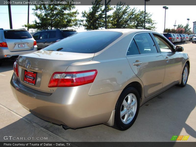 Desert Sand Metallic / Bisque 2009 Toyota Camry LE