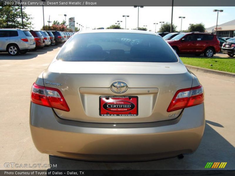 Desert Sand Metallic / Bisque 2009 Toyota Camry LE