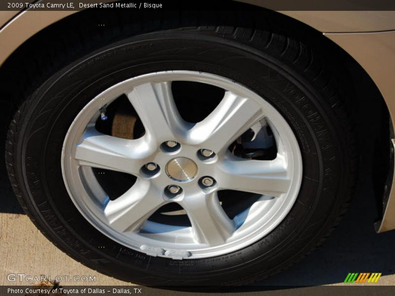 Desert Sand Metallic / Bisque 2009 Toyota Camry LE