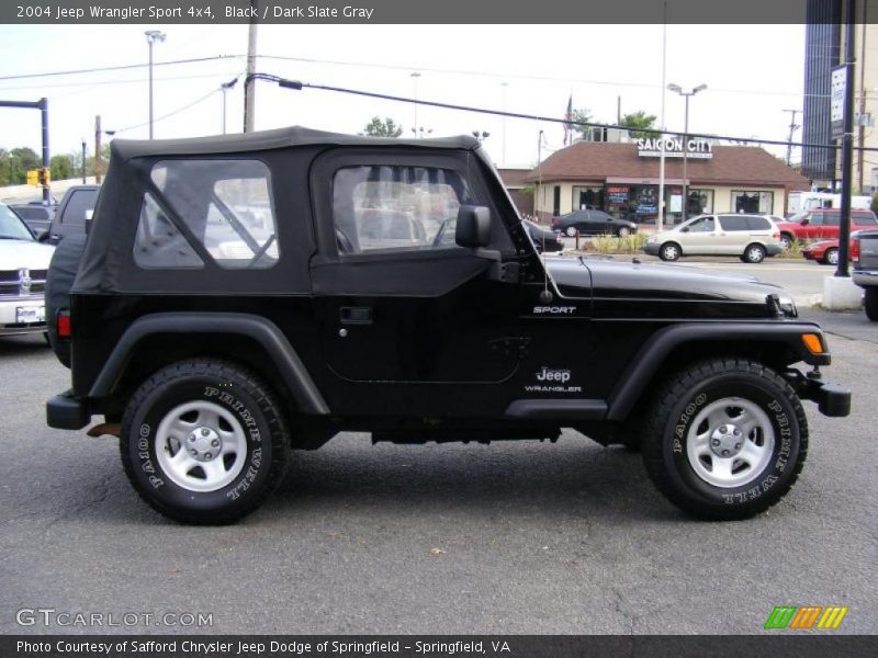 Black / Dark Slate Gray 2004 Jeep Wrangler Sport 4x4