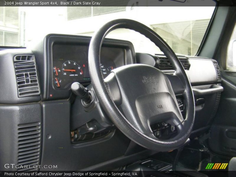 Black / Dark Slate Gray 2004 Jeep Wrangler Sport 4x4