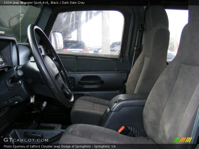 Black / Dark Slate Gray 2004 Jeep Wrangler Sport 4x4