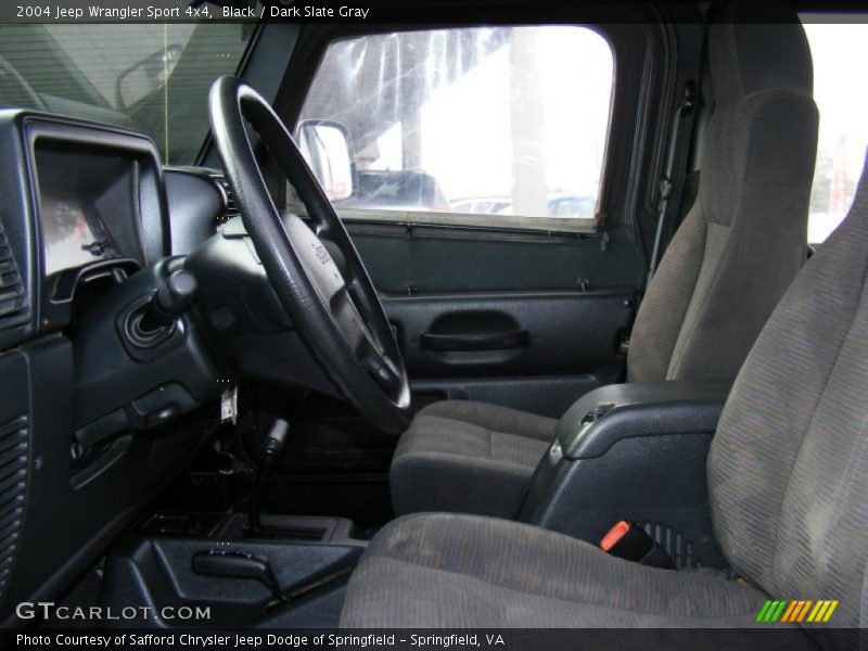 Black / Dark Slate Gray 2004 Jeep Wrangler Sport 4x4