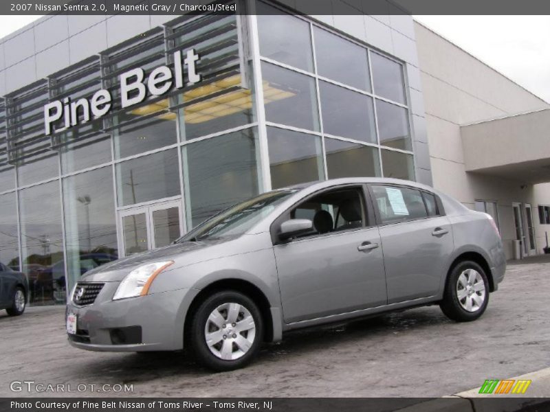 Magnetic Gray / Charcoal/Steel 2007 Nissan Sentra 2.0