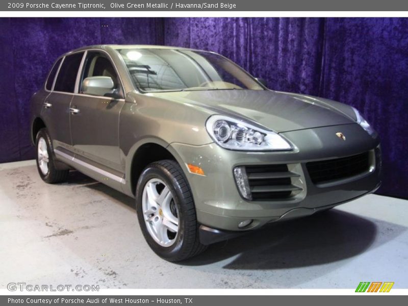 Olive Green Metallic / Havanna/Sand Beige 2009 Porsche Cayenne Tiptronic