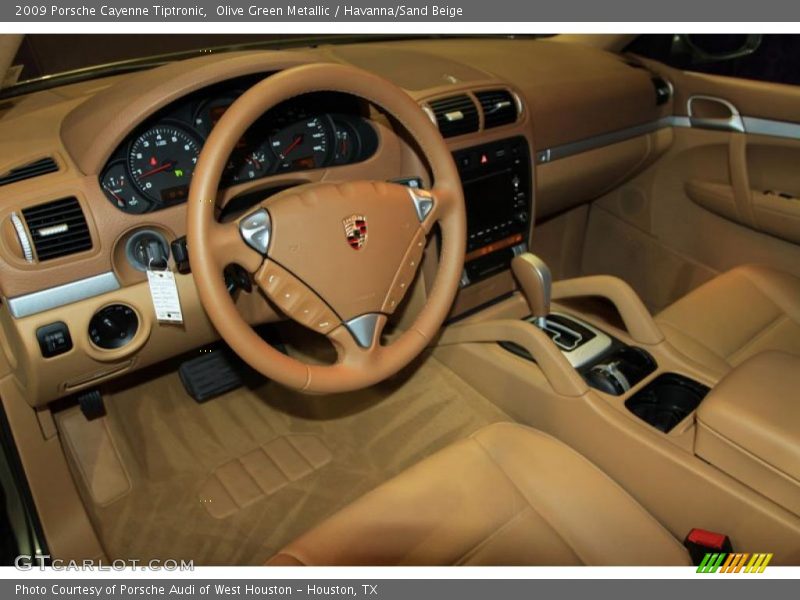 Olive Green Metallic / Havanna/Sand Beige 2009 Porsche Cayenne Tiptronic